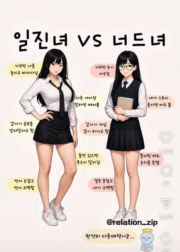 남자들이 환장하는 여자스타일.jpg